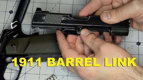 1911 Barrel Link (Pt1) - sizing and associated issues