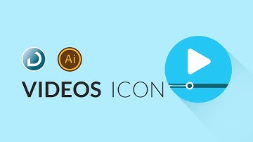 videos Icon Design - Adobe Illustrator CC 2019 I Designhob