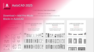 Easily Download + Insert Blocks Into AutoCAD