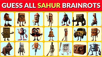 Can You Guess All Sahur Brainrots? 🤔 | 60 Meme Quiz Challenge