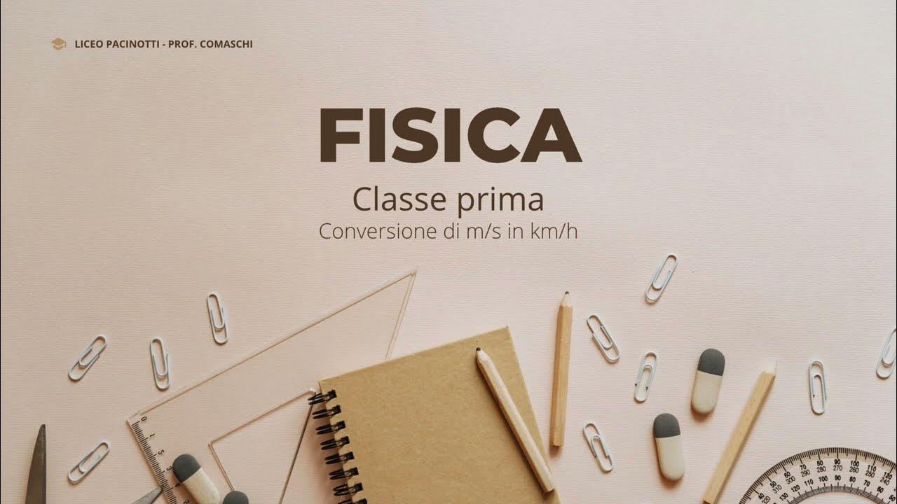 conversione-di-m-s-in-km-h-youtube