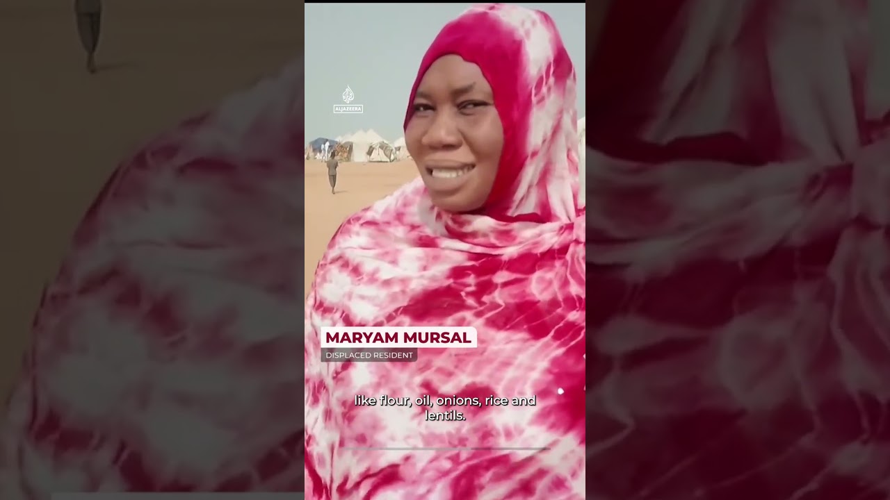 تعاني العائلات النازحة في السودان من نقص المساعدات.