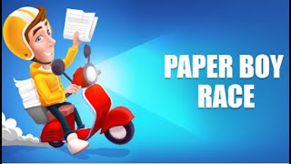 Paper Boy Race Трасса Бумажного Мальчика новая  игра