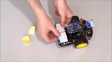 Assemble Kuman Arduino Robot Car KIT SM2 Step 6: Install the Breadboards