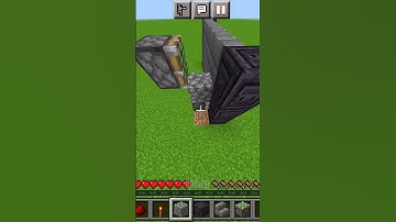 Minecraft : How to build a hidden staircase #shorts