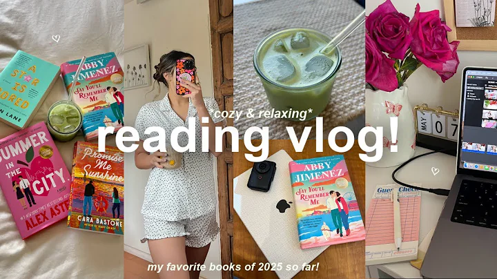 a cozy *spring* READING VLOG!🍓 days in my life, errands, & my fav books of 2025 so far!