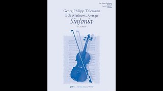 Video thumbnail of "Sinfonia SO337C by Georg Philipp Telemann, arranged by Bob Matthews"