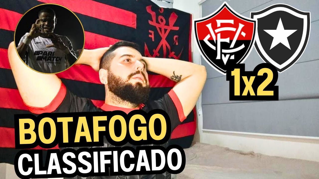 REACT MELHORES MOMENTOS VITÓRIA 1X2 BOTAFOGO - FOGO VENCE DE NOVO E ...