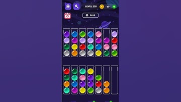 Ball Sort Master Game Level - 228 Without Boosters | Puzzle Game | #entertainment #puzzle #games