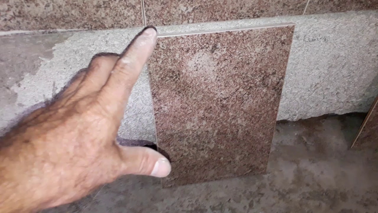 COMO INSTALAR AZULEJO EN UN BAÑO, (2da. Parte)... - YouTube