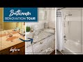 Master Bathroom Renovation Tour | Small Master Bathroom Ideas | Bathroom Makeover Before & After