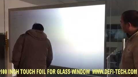 100INCH TOUCH FOIL FOR WINDOW PROJECTION DISPLAY