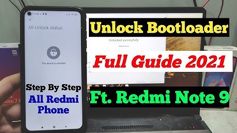 How To Unlock Bootloader Redmi Note 9 | Unlock Bootloader Any Redmi Phone | Full Guide 2021
