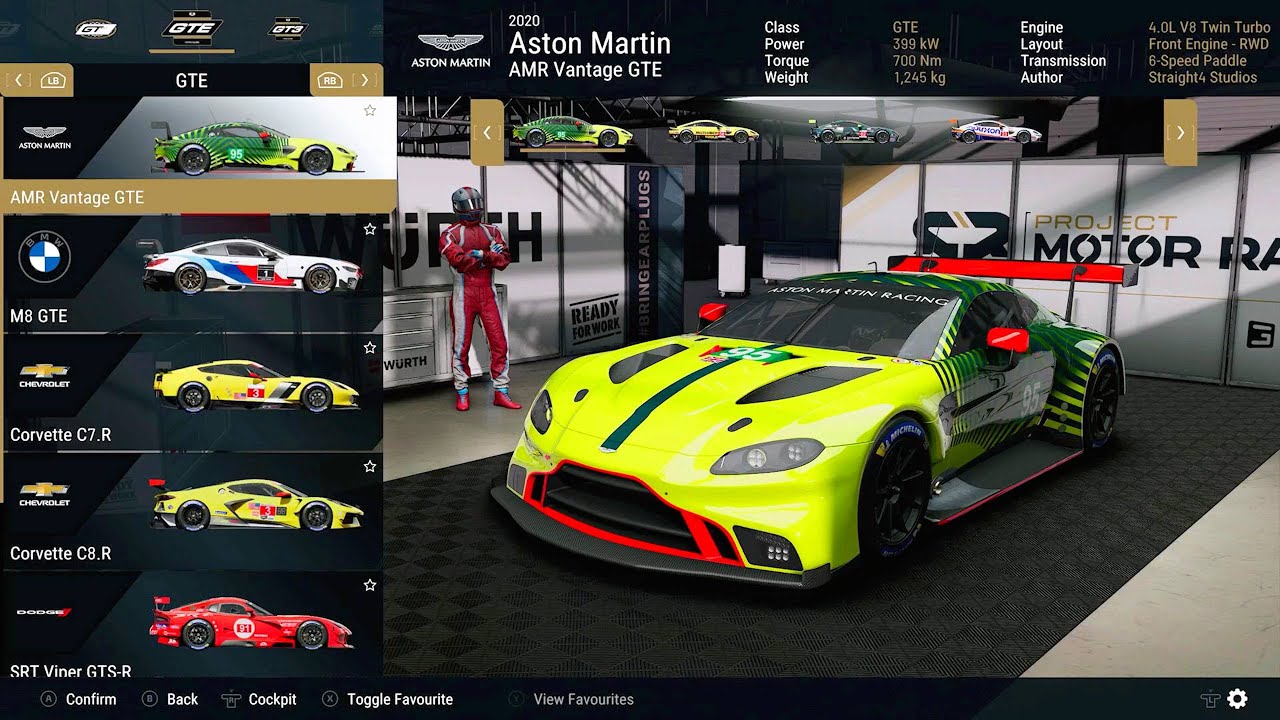 Project Motor Racing - First DLCs Car List - YouTube