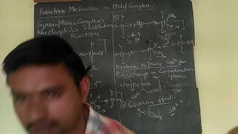 Reaction Mechanism in Metal Complexes lecture-6