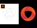 Adobe Illustrator O Logo Design. | Opera Browser Logo Design. | Simple Logo Design Tutorial.