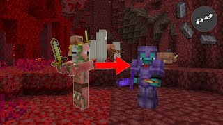 Minecraft But Zombified Piglins Drop OP Loot!