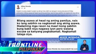 Mikee Morada, ipinagtanggol ang asawang si Alex Gonzaga sa bashers | Frontline Pilipinas