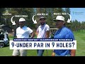 American Century Championship SCRAMBLE: How Low Can @joshkelleygolf, Roger Steele + Michael Peña Go?