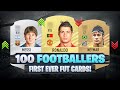 100 Footballers FIRST AND PRESENT FUT Cards! 😱🔥| FIFA 09 - FIFA 21