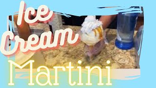 Ice Cream Martini in L’Artisan des Glaces in Epcot’s France -Disney World Where to snack in Disney