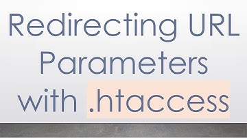 Redirecting URL Parameters with .htaccess