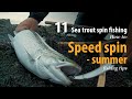 How to • Sea trout - Spin fishing • Speed spin - Summer • fishing tips