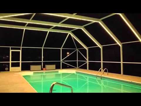 Led Lighting Pool Enclosure Led Lighting Pool Enclosure