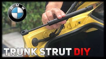 BMW TRUNK STRUT REPLACEMENT DIY! PROJECT BMW E36 M3!