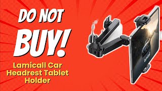 DON'T BUY Lamicall Car Headrest Tablet Holder Before Watching THIS! 🚗📱