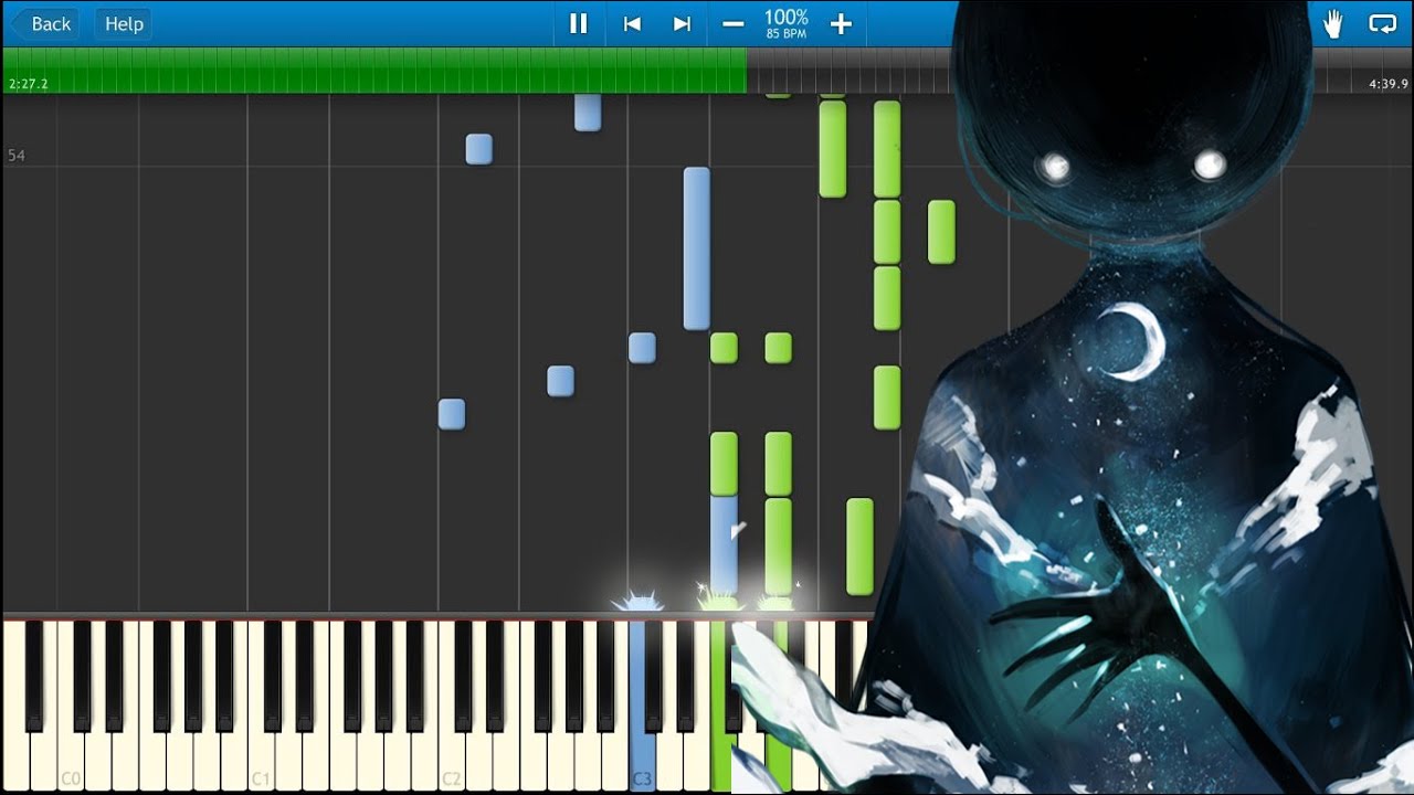 [Synthesia Deemo] V.K克 - Reflection / 鏡夜 *Update* +Accompaniment