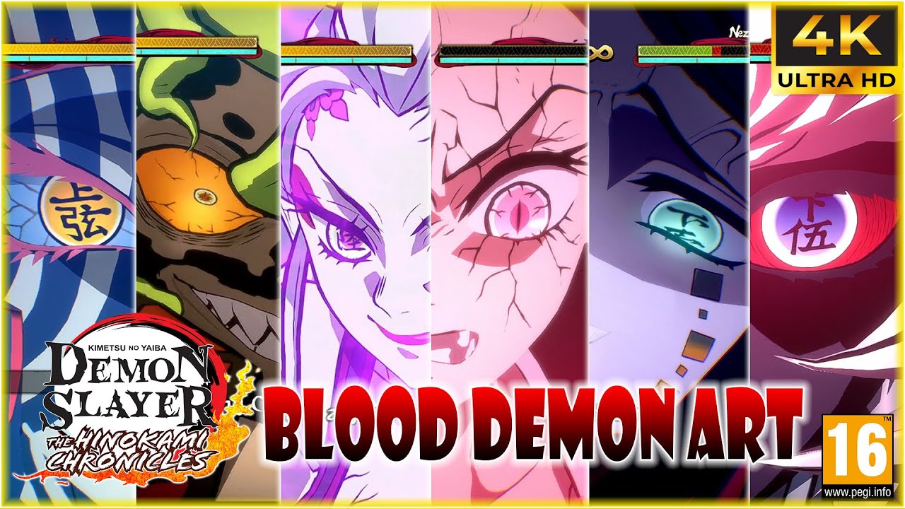 All Ultimate Blood Demon Art || Demon Slayer: Kimetsu No Yaiba Game ...