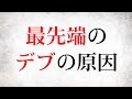 最先端のデブの原因