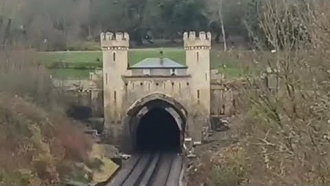 trains at clayton tunnel north and portslade level crossing