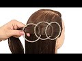 Easy Open Hairstyle For Lehenga | Latest Simple Hairstyle Girl 2021 | Hair Style Girl For Lehenga