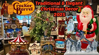 Cracker Barrel Christmas Traditional & Elegant Decor 2025 Store Walkthrough 