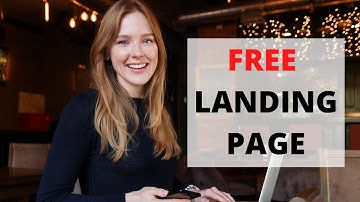 Free landing page to build email list