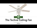 Super fast fan installation the techne ceiling fan from hunter