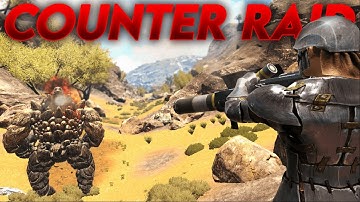 COUNTERING Their ONLINE RAID Then STEALING IT! - Ark: Survival Evolved.