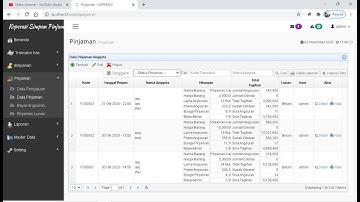 Modul Pinjaman - Koperasi Simpan Pinjaman || mitrasoftware.net