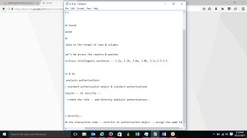 SAP BASIS Certification Course with Implementation Project TOPIC:BW/BI Security