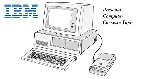 Nobody ever used the IBM PC with a cassette tape recorder... until now.