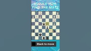 Black to move, Puzzle of the day ,Puzzle-13- Chess.com #chess #fun #playchess #solve  #puzzle