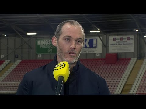 Widnes Vikings coach Simon Finnigan reacts to Challenge Cup loss to Leigh Centurions