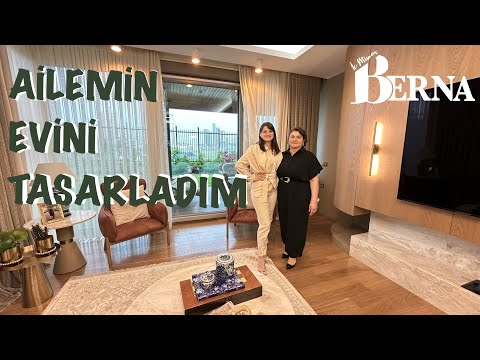 Annem ve Babamın evini tasarladım // VİLLA EV TURU 46.Bölüm // İç Mimar Berna