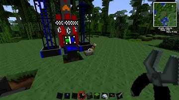 Nuclear Cluster Missile in Minecraft/Voltz Mod