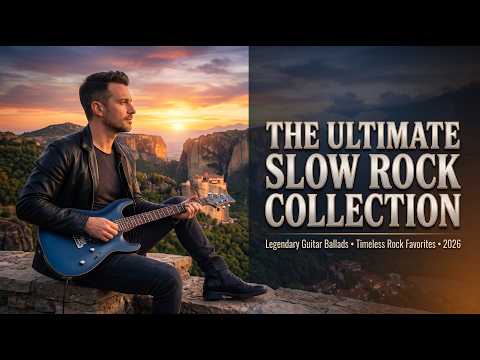 GREATEST SLOW ROCK HITS - EMOTIONAL LOVE SONGS WITH BEAUTIFUL ELECTRIC GUITAR MELODIES
