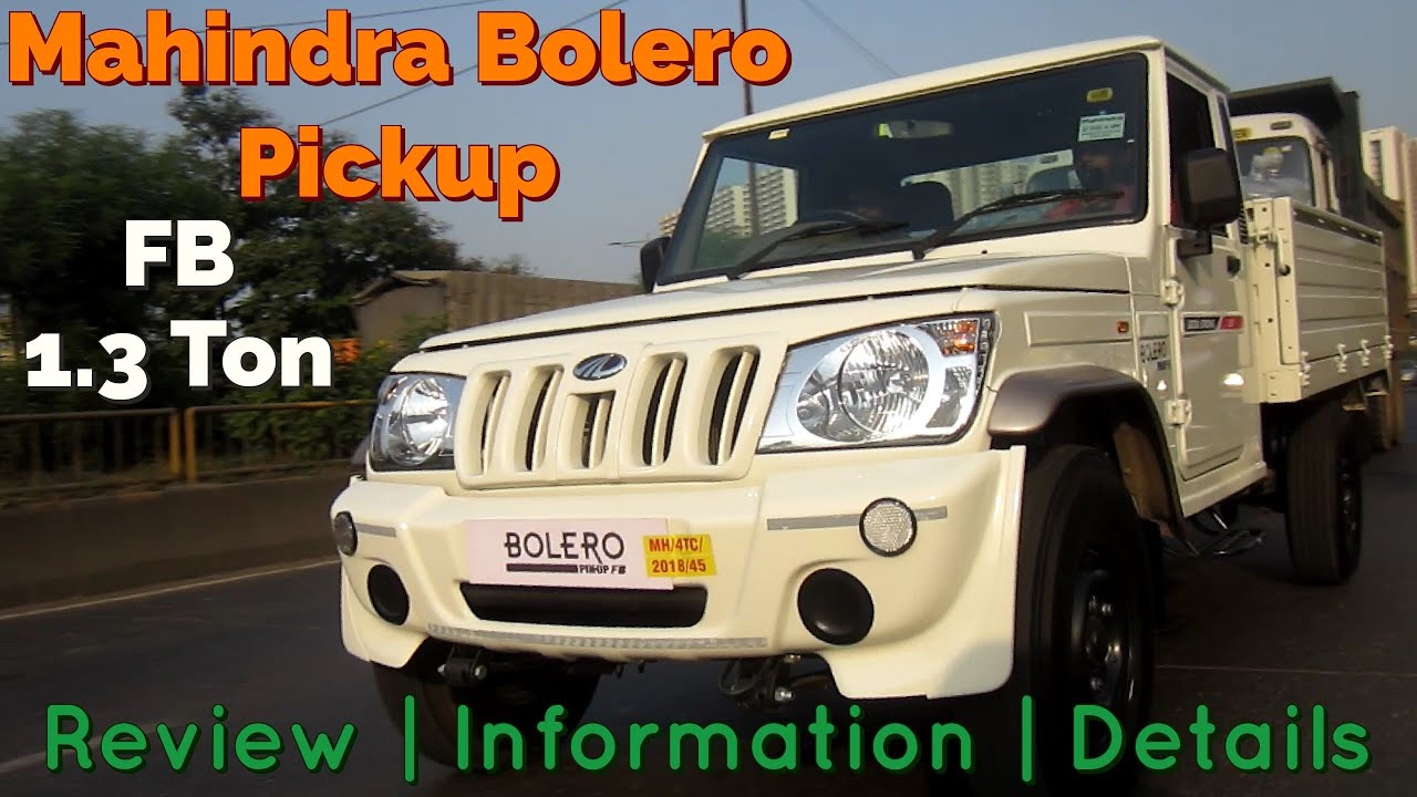 New Mahindra Bolero Pickup FB Extra Strong 1.3 Ton