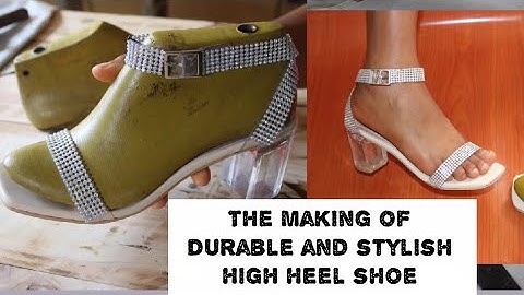 tutorial voor het maken van schoenen met hoge hakken