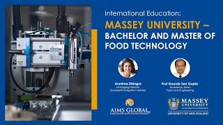 Massey University - Food Technology - Bachelor and Master of Food Technology